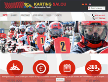 Tablet Screenshot of kartingsalou.com